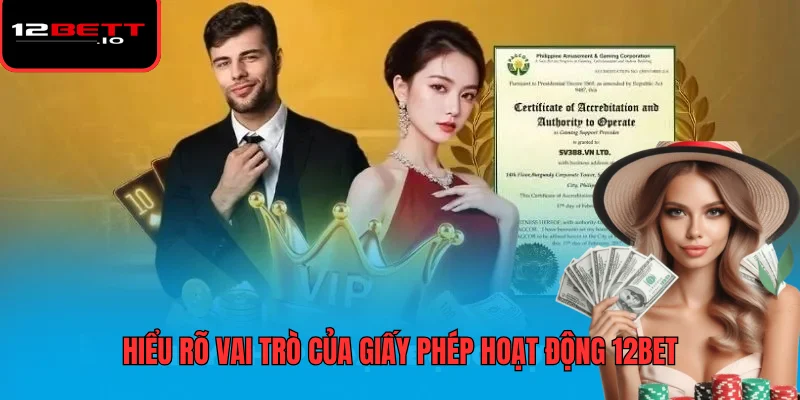 Giấy Phép Hoạt Động 1 Hiểu rõ vai trò của giấy phép hoạt động 12BET