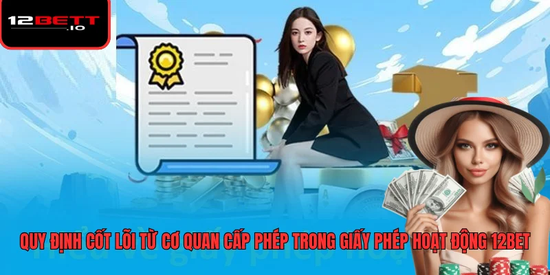 Giấy Phép Hoạt Động 2 Quy định cốt lõi từ cơ quan cấp phép trong giấy phép hoạt động 12BET