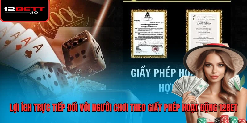 Giấy Phép Hoạt Động 3 Lợi ích trực tiếp đối với người chơi theo giấy phép hoạt động 12BET